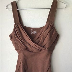 Brown tank top